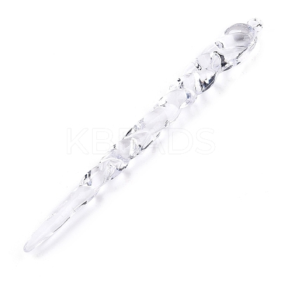 Transparent Acrylic Pendants TACR-T028-22A-1