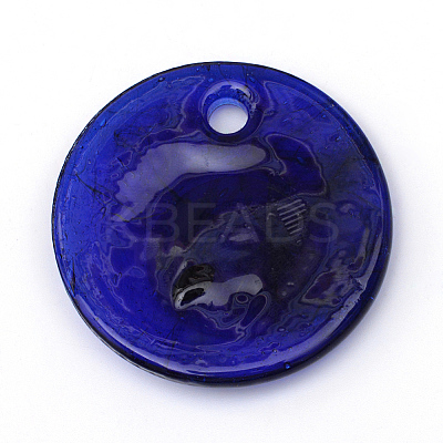 Handmade Evil Eye Lampwork Big Pendants LAMP-R134-50mm-01-1