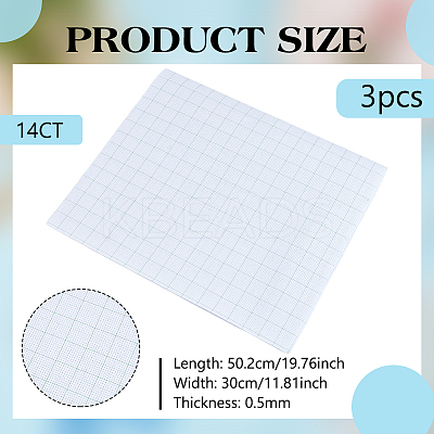 Cotton Cross-Stitch Fabrics DIY-WH0622-379A-1