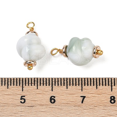 Opaque Acrylic Pendants KK-K296-01G-01-1