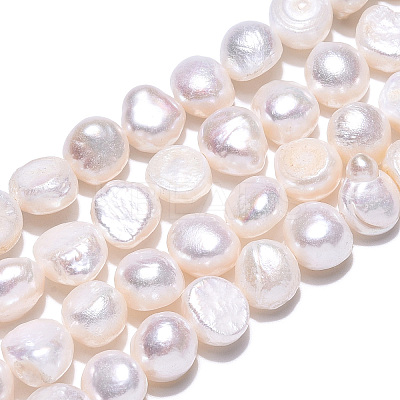 Natural Cultured Freshwater Pearl Beads Strands LS-PEAR-N014-08E-1