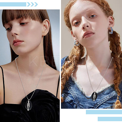 DIY Pendant Necklace Kits DIY-SC0029-90A-1