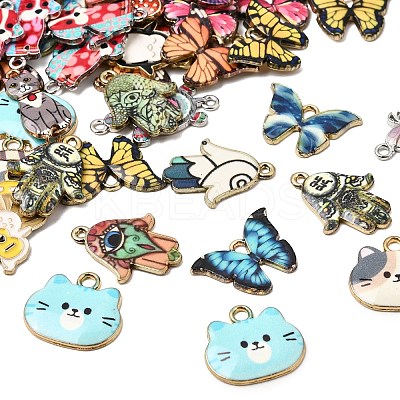 Alloy Enamel Pendants ENAM-XCP0001-50-1-1