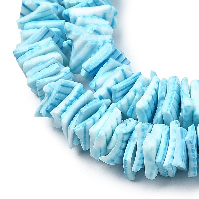 Natural Sea Shell Beads Strands BSHE-K012-08C-1