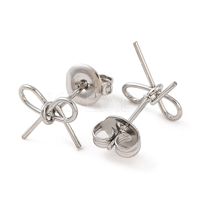 Non-Tarnish 304 Stainless Steel Stud Earrings X-EJEW-G395-26P-1
