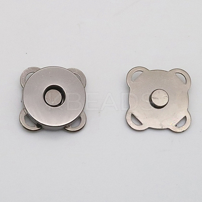 Alloy Magnetic Buttons Snap Magnet Fastener PURS-PW0005-066B-B-1