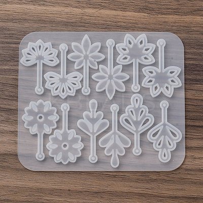 Pendant Silicone Molds AJEW-S041-03D-1