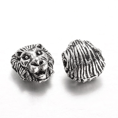 Tibetan Style Alloy Beads PALLOY-E422-01AS-1