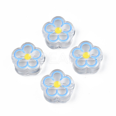 Transparent Acrylic Beads ACRC-S039-03-1