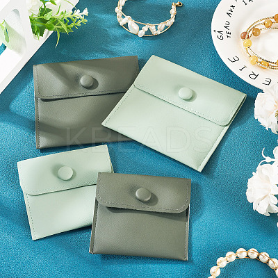 4Pcs 4 Styles PU Imitation Leather Jewelry Storage Bags ABAG-TA0001-64-1