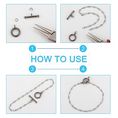 Brass Ring Toggle Clasps LS-KK-L116-30B-1