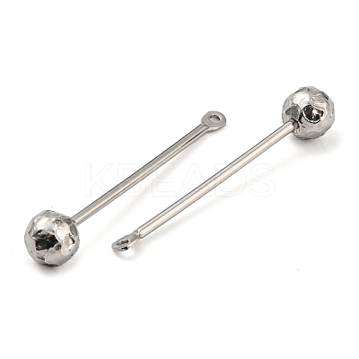 Tarnish Resistant 304 Stainless Steel Threaded Ball Eyepin with 316 Stainless Steel Bead LS-STAS-M330-01A-P-1