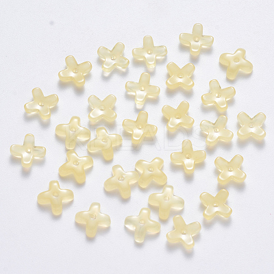 Imitation Jade Glass Beads GLAA-R211-06-A01-1