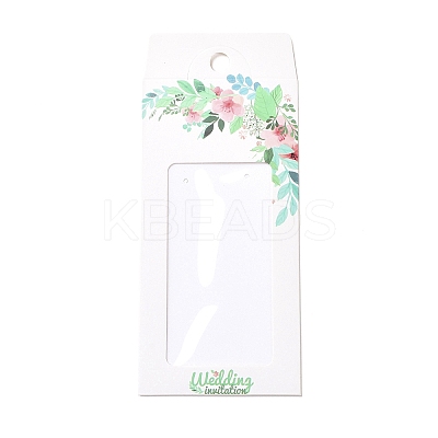 Paper Jewelry Display Cards DIY-B061-10F-1