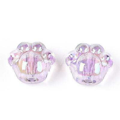 Transparent Acrylic Beads TACR-P004-01-1
