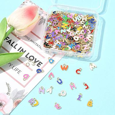 200Pcs Alloy Enamel Pendants ENAM-FS0003-59-1