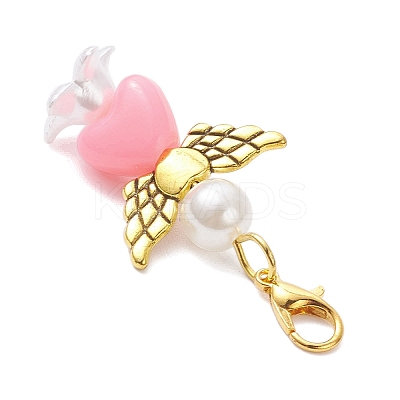 Acrylic Pendant Decorations HJEW-JM04019-02-1
