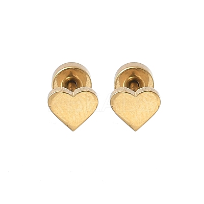 304 Stainless Steel Stud Earrings for Women EJEW-E603-05A-G-1