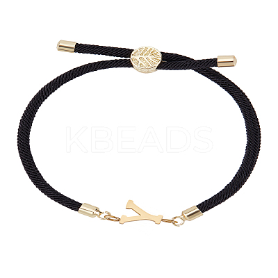 1Pc Adjustable Nylon Cord Slider Bracelets for Women BJEW-LP0001-32Y-01-1