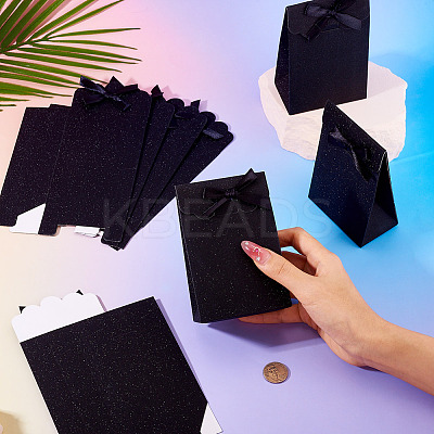 Rectangle Glitter Paper Gift Bags LS-CARB-TAC0002-05F-1