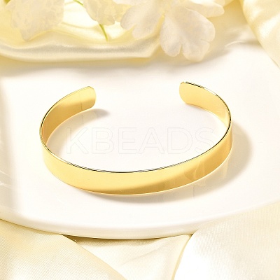 Brass Cuff Bangle LS-BJEW-P168-E03-1