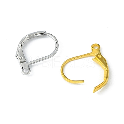 60Pcs 3 Colors Brass Leverback Earring Findings KK-FS0001-16-1