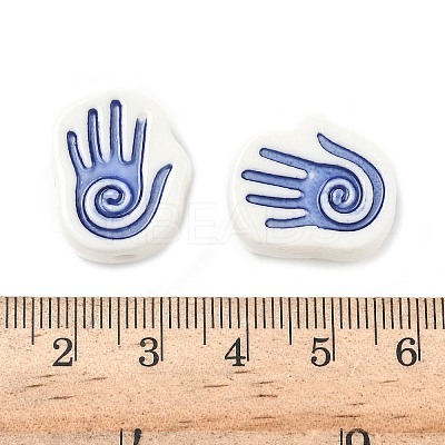 Handmade Porcelain Beads PORC-D025-02C-1