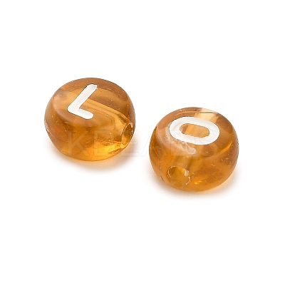 Opaque Acrylic Beads OACR-H046-02D-1