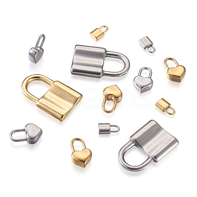 304 Stainless Steel Pendants STAS-FW0001-02-1