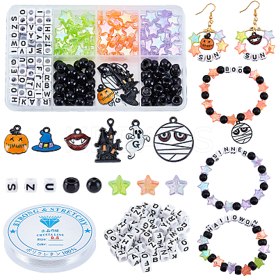 DIY Halloween Bracelet Making Kit DIY-PH0008-85-1