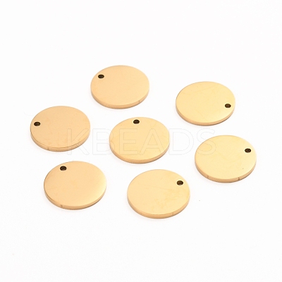 Ion Plating(IP) 304 Stainless Steel Charms STAS-I141-03B-G-1
