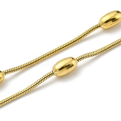 304 Stainless Steel Satellite Chains Double Layer Wrap Bracelet BJEW-K235-02G-1