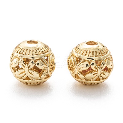 Alloy Hollow Beads PALLOY-P238-15G-RS-1