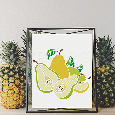 1 Set PET Hollow Out Drawing Painting Stencils DIY-MA0004-69-1