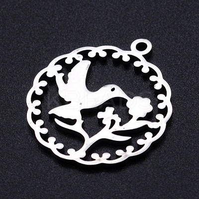 Non-Tarnish 201 Stainless Steel Pendants STAS-S105-JN874-1-1