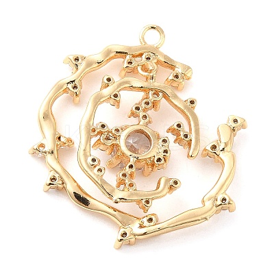 Brass Pendants KK-F860-31G-1