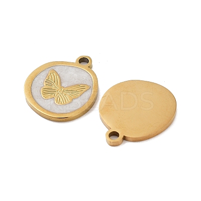 Ion Plating(IP) 316 Surgical Stainless Steel Pendants STAS-U014-53G-01-1