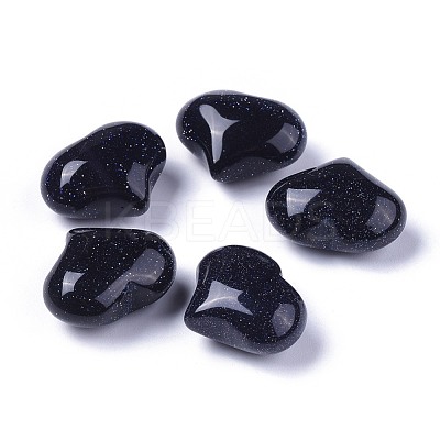 Synthetic Blue Goldstone Beads G-F659-A39-1