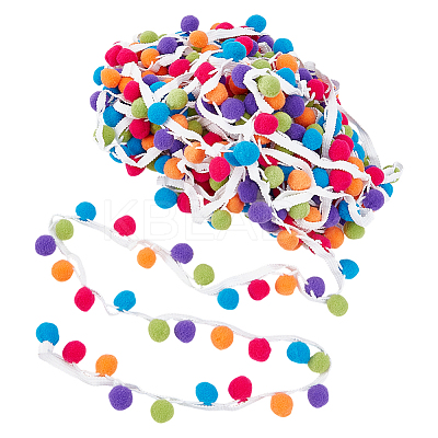 13M Polyester Pom Pom Ball Ribbon OCOR-ME0001-26-1