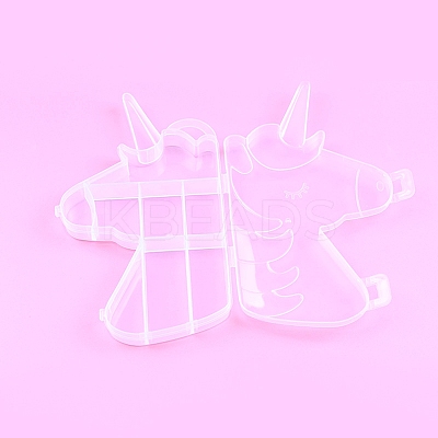 8 Grids Unicorn Shape Plastic Organizer Boxes LS-ANIM-PW0001-114-1