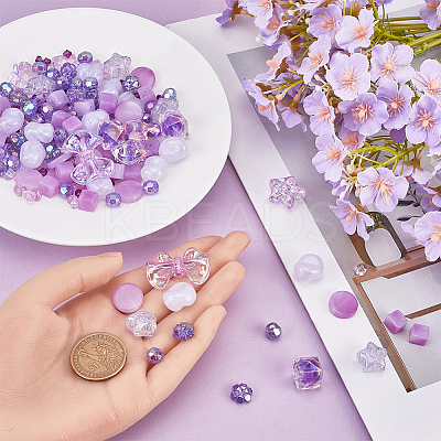 Acrylic  Beads Set OACR-SC0001-71B-1