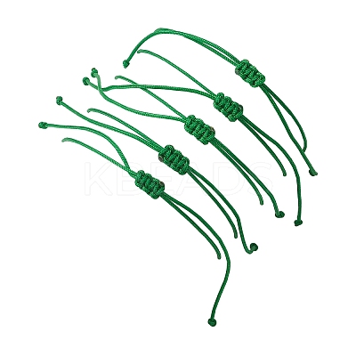 5Pcs 5 Styles Natural Green Aventurine Braided Bead Bracelets BJEW-JB11681-04-1