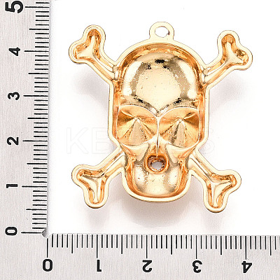 Rack Plating Alloy Rhinestone Pendants PALLOY-N176-108B-G-1