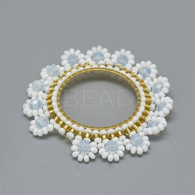 Handmade Woven Pendants GLAA-F102-O04-1