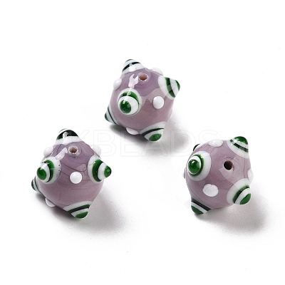 Handmade Lampwork Beads LAMP-F022-02C-1