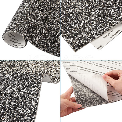 Hot Melting Glass Rhinestone Glue Sheets X-DIY-TAC0184-40B-1