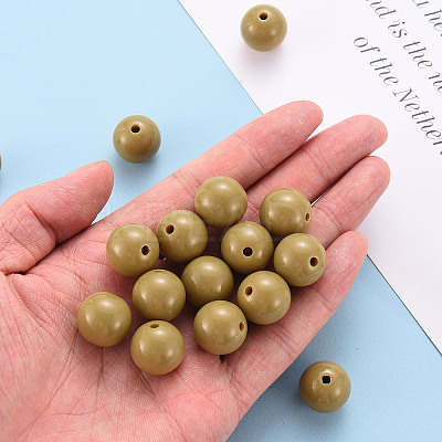 Opaque Acrylic Beads MACR-S370-C16mm-29-1