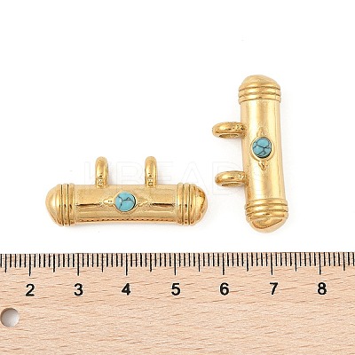 Synthetic Turquoise Pendants STAS-P380-67G-01-1