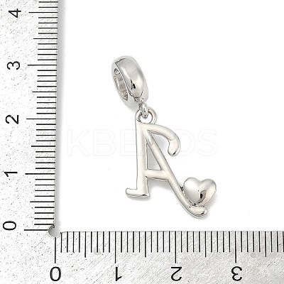 Brass European Dangle Charms LS-KK-Z097-01A-GP-1