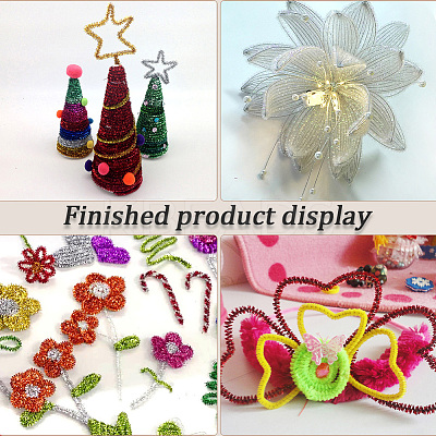 10 Sets DIY Plush Sticks FIND-CP0002-73-1